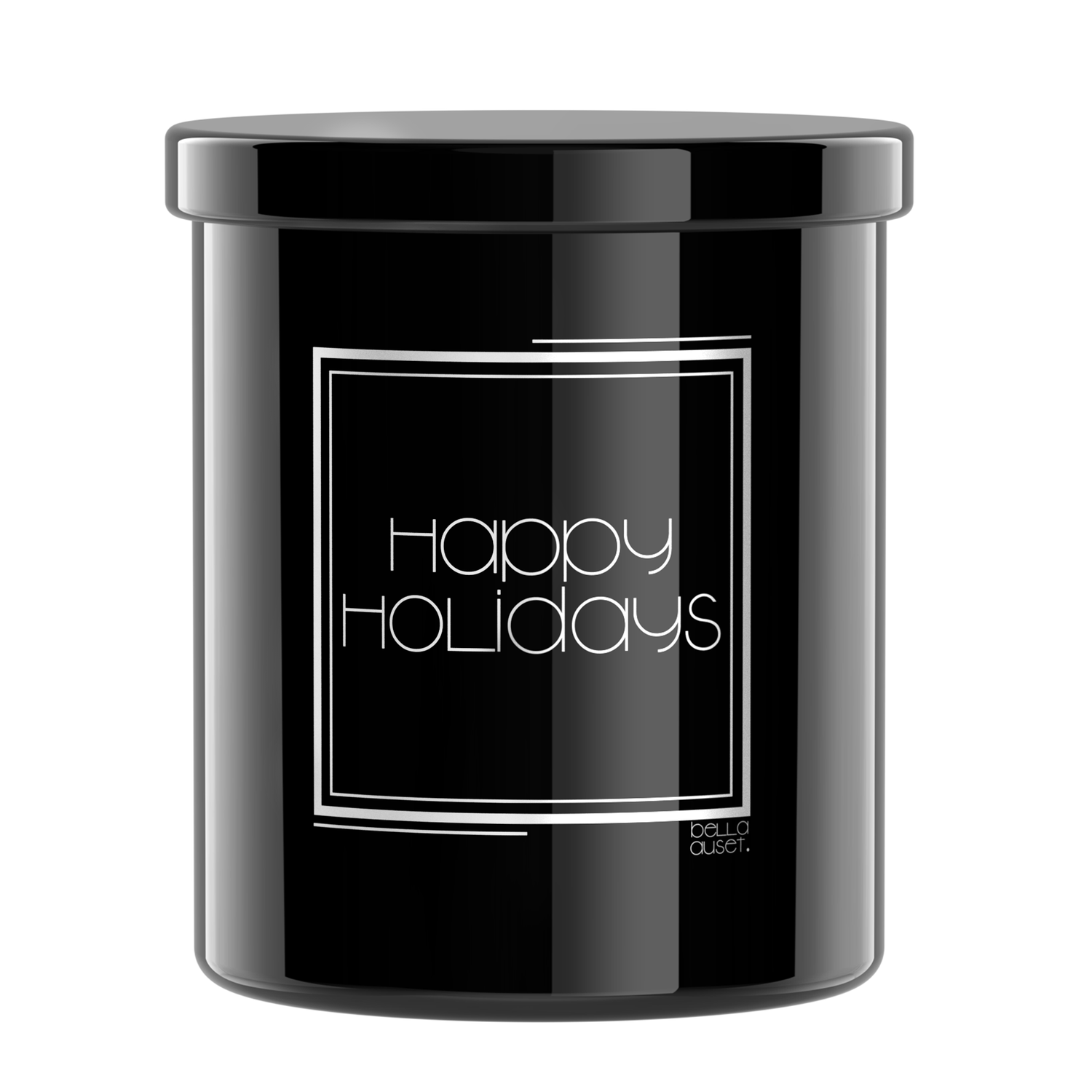 Happy Holidays organic scented candle