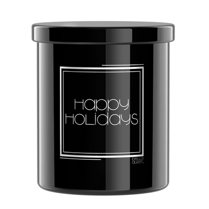 Happy Holidays organic scented candle