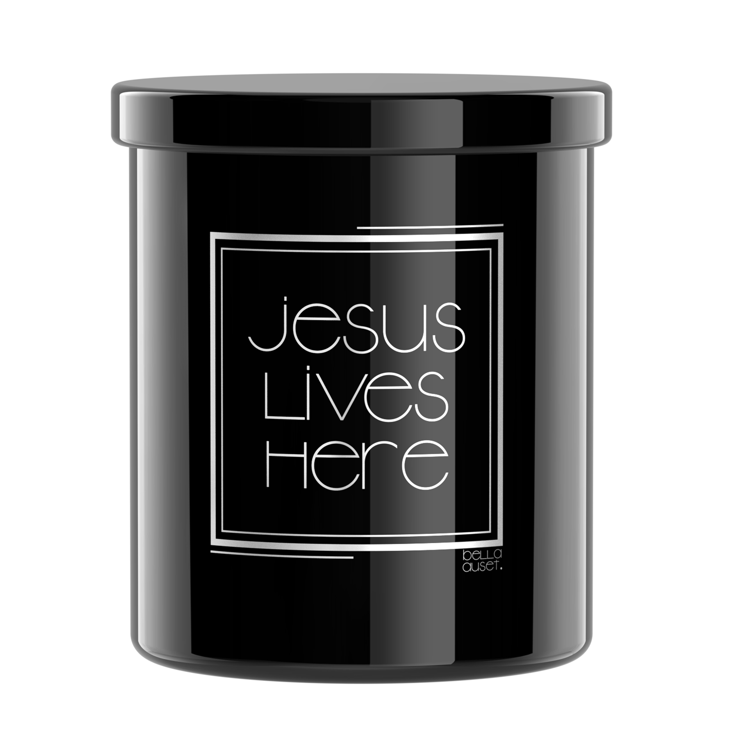 Jesus Lives Here organic scented candle